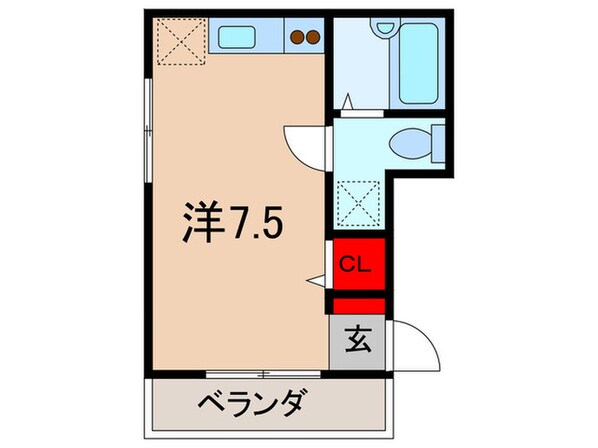 ＳＯＬＩＤ大泉学園Ｂの物件間取画像